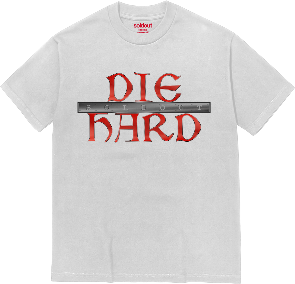 die hard shortsleeve white