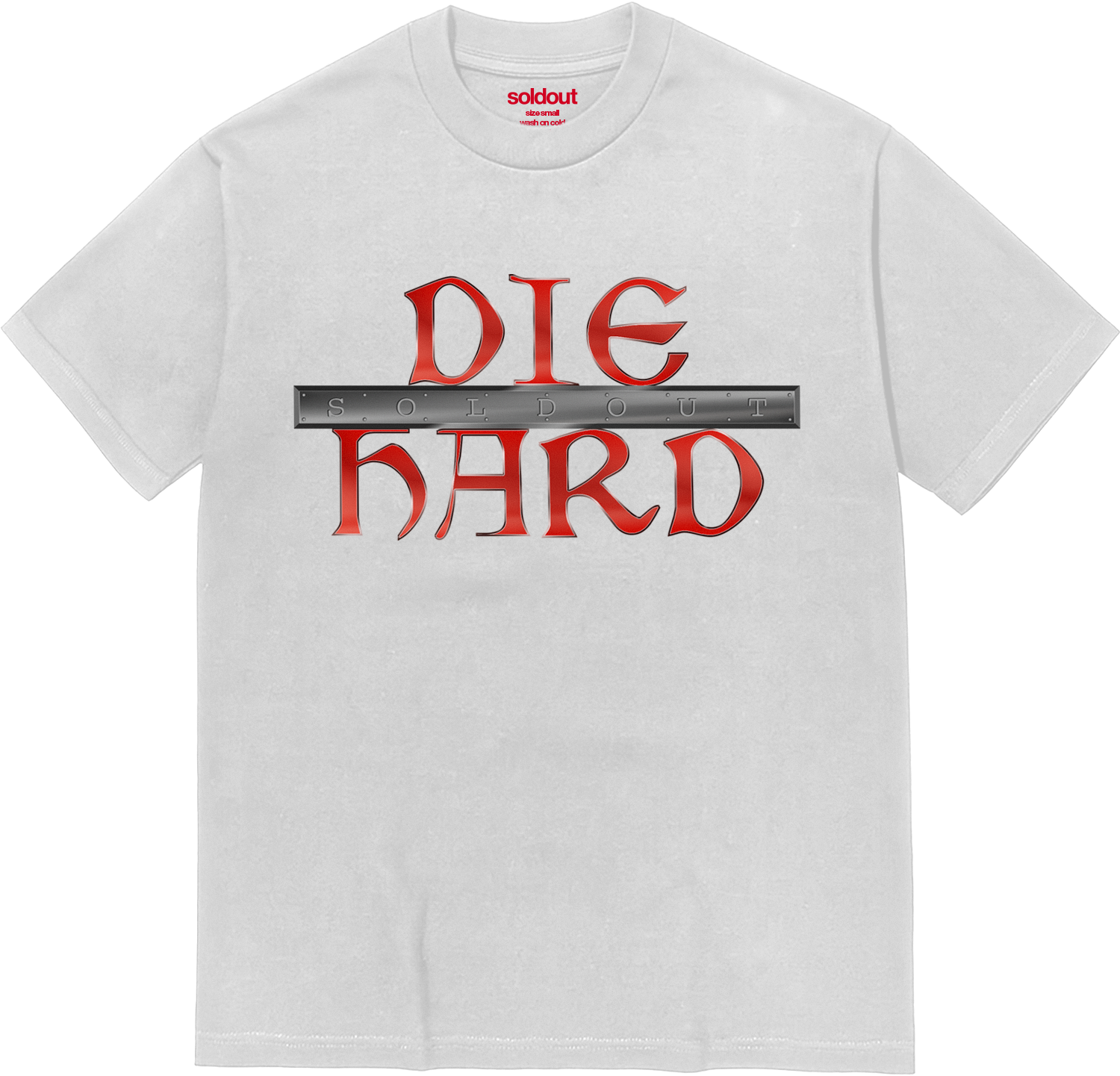 die hard shortsleeve white