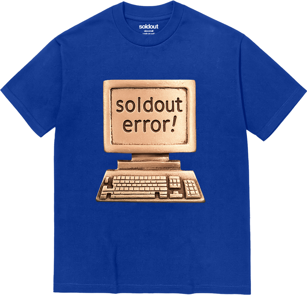 error shortsleeve blue