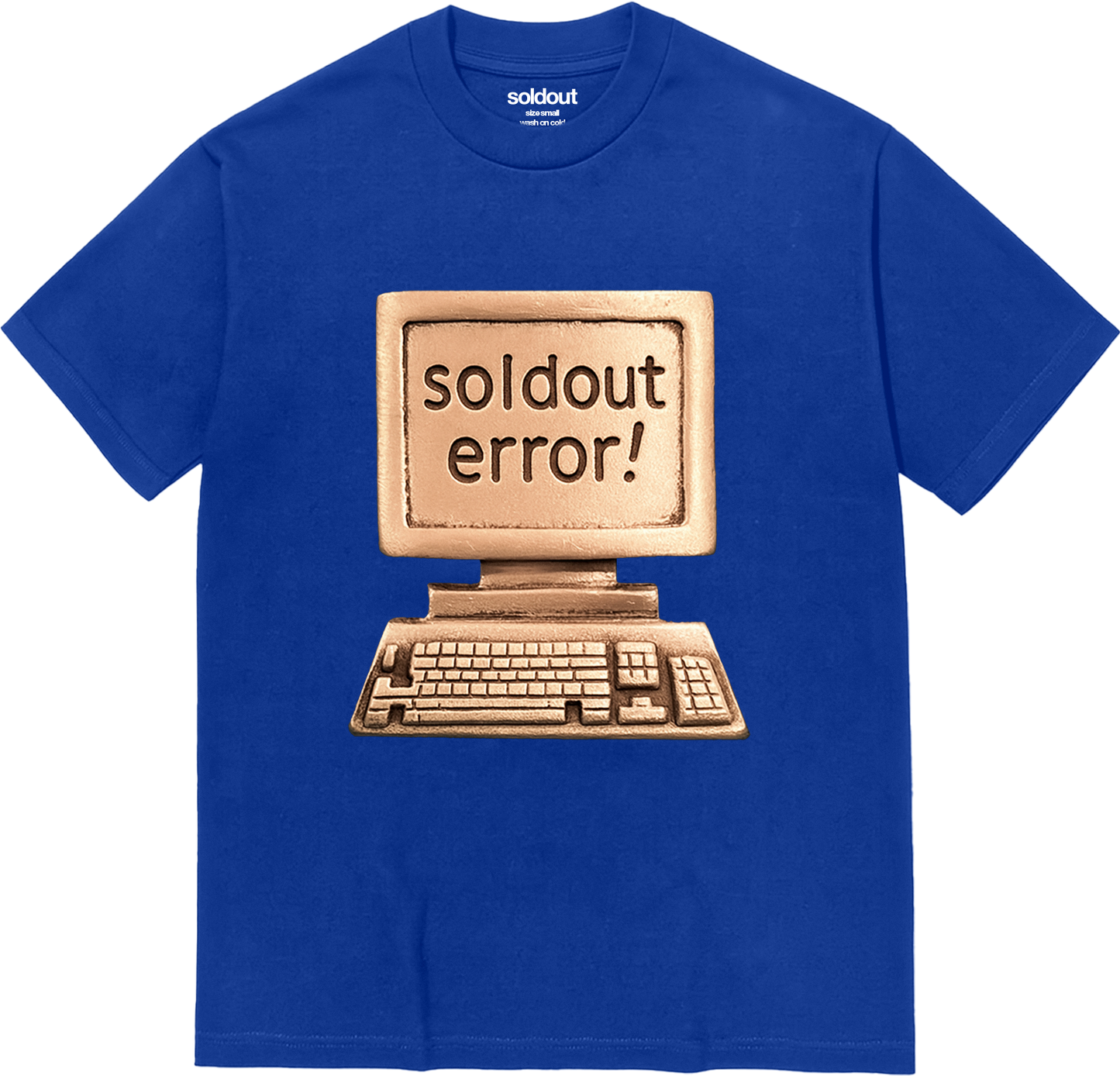 error shortsleeve blue