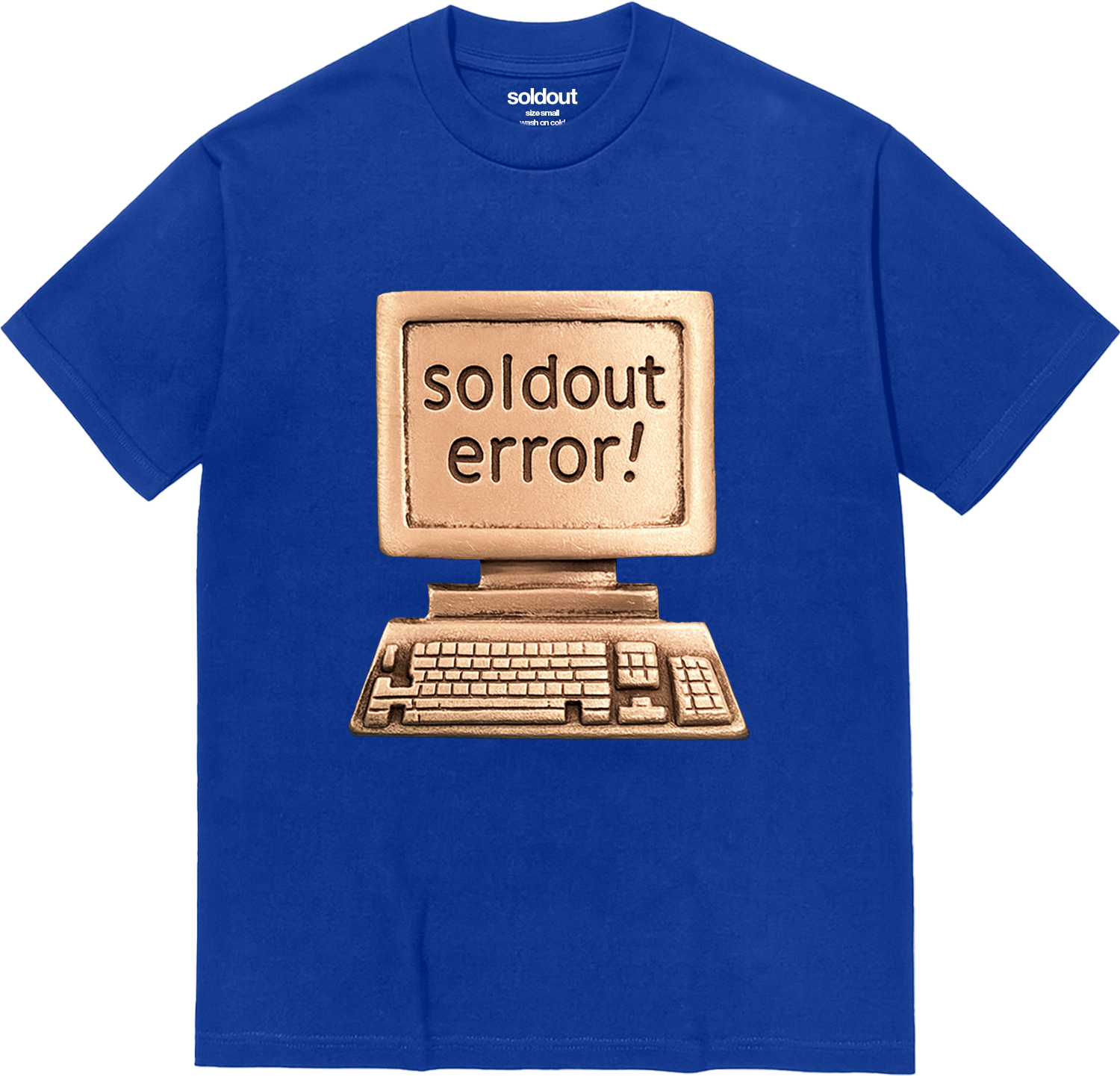 error shortsleeve blue